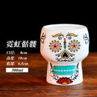 Tiki Mug — Neon Skull 300ml, green