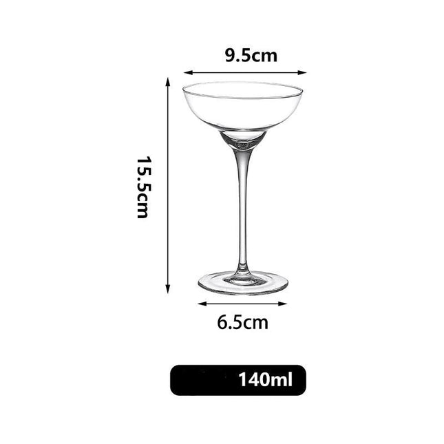 Modern Margarita cocktail glass