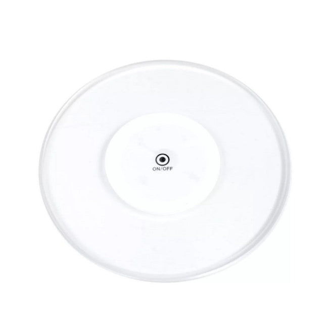 Acrylic crystal LED coasters 100mm - Cocktailceremony