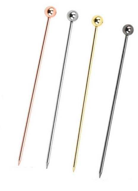 Bar stainless sticks (10 pis) - Cocktailceremony