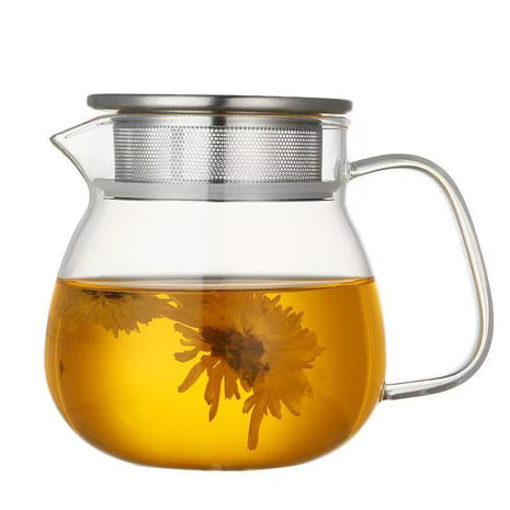 Glass Teapot with Stainless Steel Filter — 450ml - Cocktail Ceremony