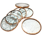 Glass coasters, set of 6 bar coasters | Cocktail Ceremony