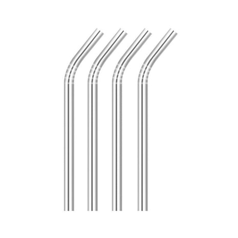 Steel bendy straws, 210mm — bend detail | Cocktail Ceremony