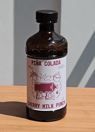 Piña Colada Cherry Milk Punch - Cocktail Ceremony