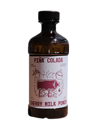 Piña Colada Cherry Milk Punch - Cocktail Ceremony