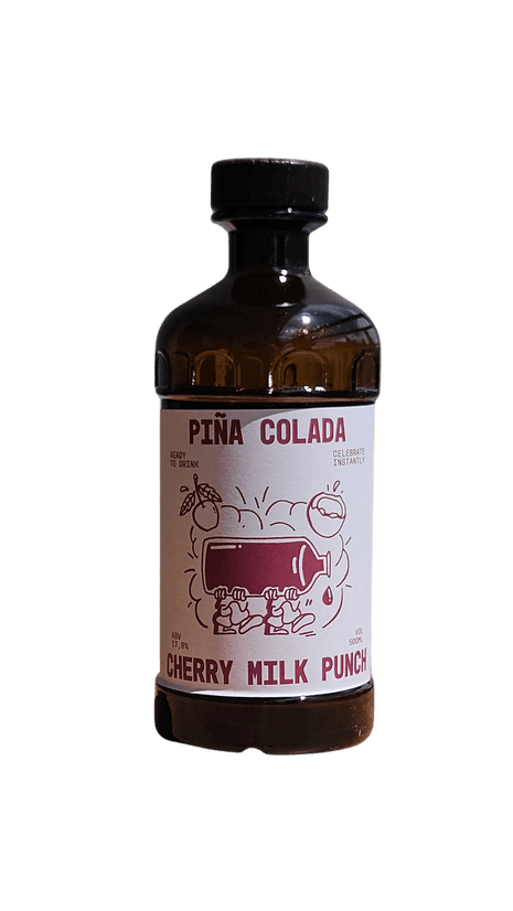 Piña Colada Cherry Milk Punch - Cocktail Ceremony
