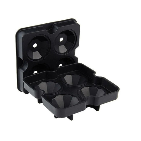 Silicone ice mold diamond — faceted ice cube in a glass | Cocktail Ceremony