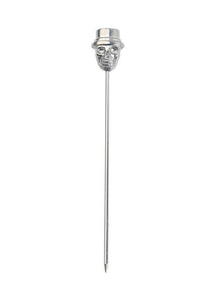 steel skull cocktail picks (pack of 10) - Cocktailceremony