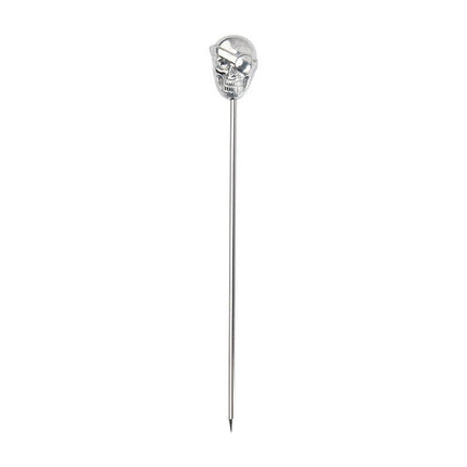 steel skull cocktail picks (pack of 10) - Cocktailceremony