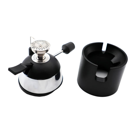 Black and silver lighter on a white background | Cocktail Ceremony