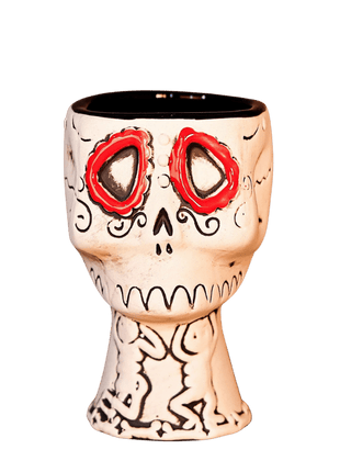 Tiki Mug — Blood Wheel Skull 450ml - Cocktail Ceremony