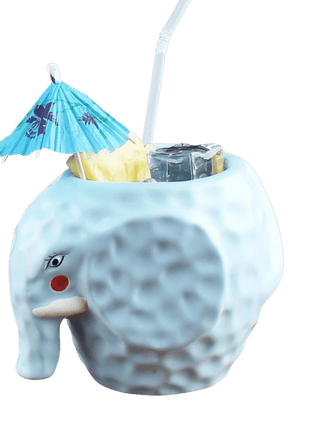 Tiki Mug — Little Elephant, Blue 480ml - Cocktail Ceremony