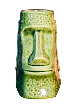 Tiki Mug — Moai Giant, Green 750ml - Cocktail Ceremony