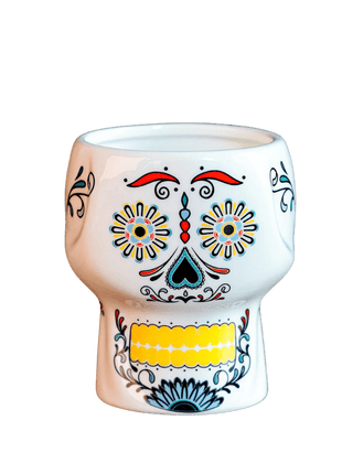 Tiki Mug — Neon Skull, Yellow 300ml - Cocktail Ceremony