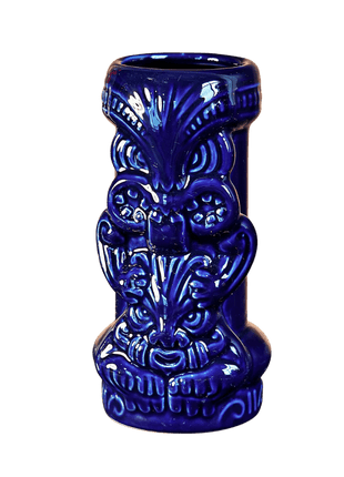 Tiki Mug — Owl, Blue 550ml - Cocktail Ceremony