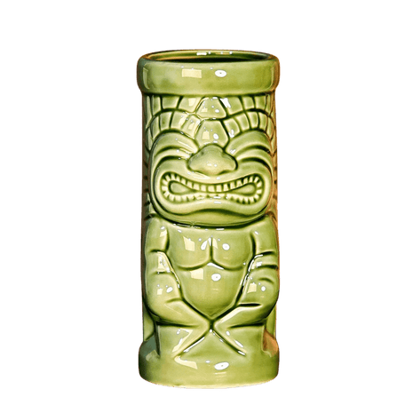 Tiki Mug — War God, Green 450ml - Cocktail Ceremony