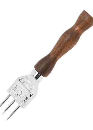 Triple - toothed stainless steel ice chisel - Cocktailceremony